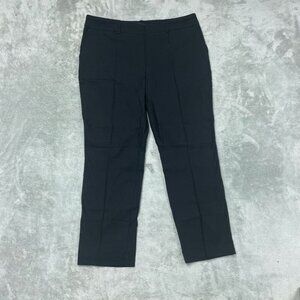 Hilary Radley Black Stretch Pants Size XXL Nylon Blend Slim Fit d0222